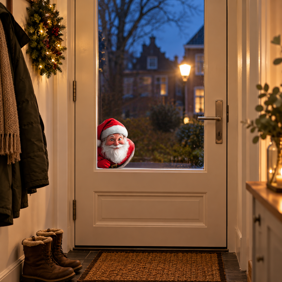 Gluurkerstman™ – Kijkt naar binnen én naar buiten