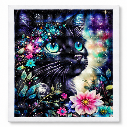Nachtkat™ – Diamond painting die je helemaal beplakt