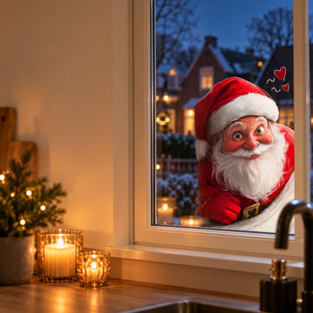Gluurkerstman™ – Kijkt naar binnen én naar buiten