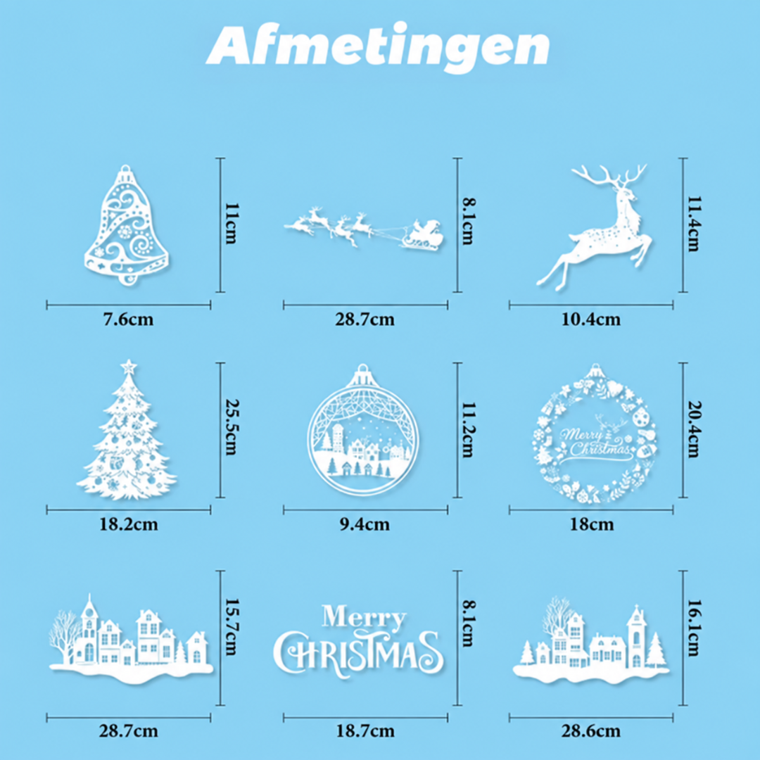 Winterraam™ – Een complete kerstscène voor je raam